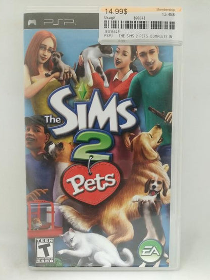 THE SIMS 2 PETS (COMPLETE IN BOX)
