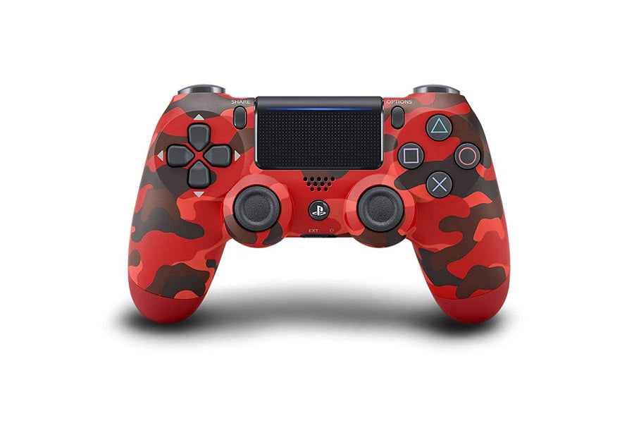 CONTROLLER RED CAMO JOBBER + CABLE (PS4)