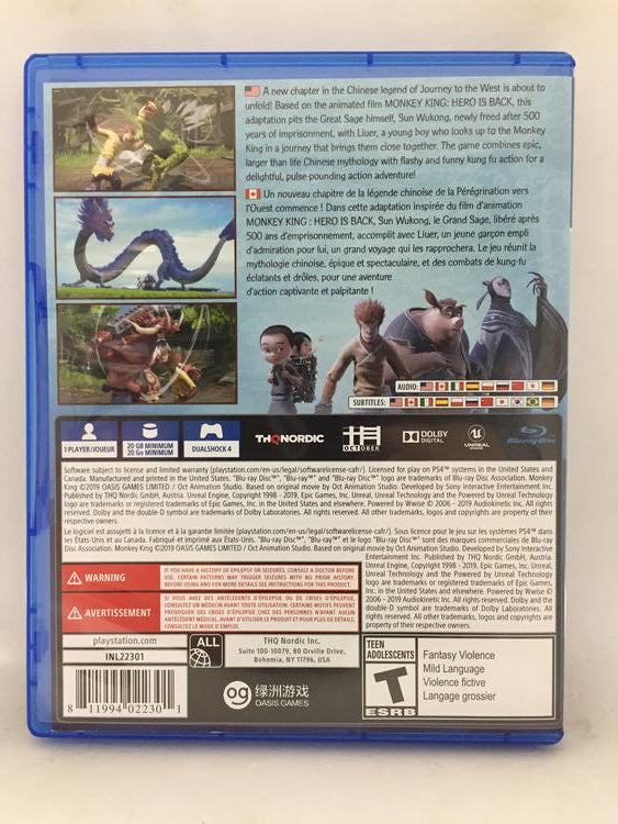 MONKEY KING HERO IS BACK
