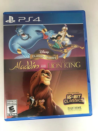 DISNEY CLASSIC GAMES ALADDIN & THE LION KING