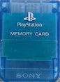 MEMORY CARD CLEAR BLUE SONY (PS1)