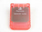 MEMORY CARD CLEAR ORANGE SONY (PS1)