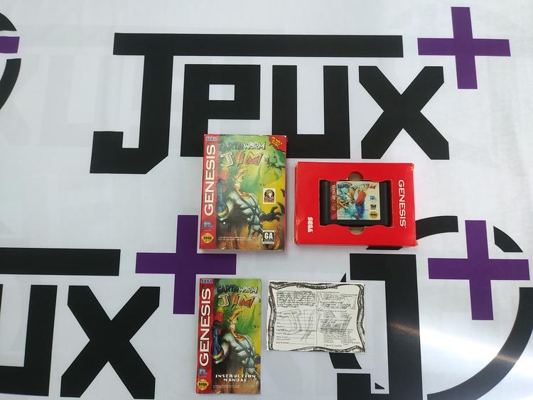 EARTHWORM JIM CARDBOARD BOX (COMPLETE IN BOX)
