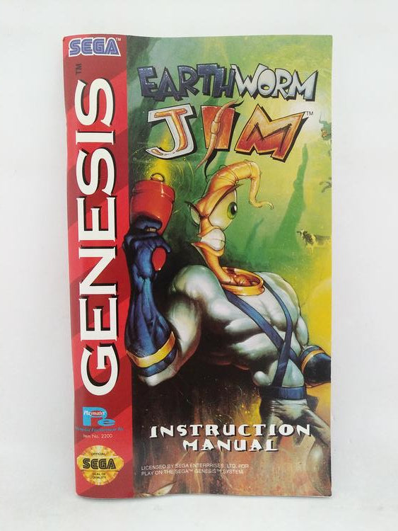 EARTHWORM JIM CARDBOARD BOX (COMPLETE IN BOX)