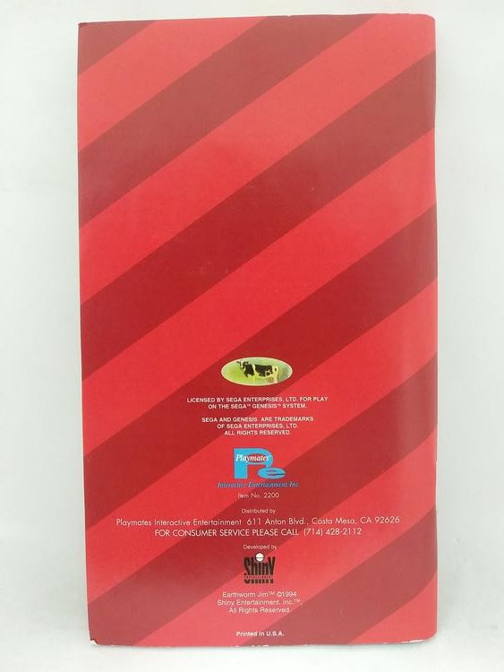 EARTHWORM JIM CARDBOARD BOX (COMPLETE IN BOX) (usagé)