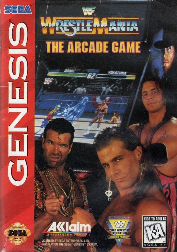 WWF WRESTLEMANIA THE ARCADE GAME (WITH BOX)
