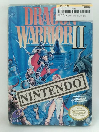 DRAGON WARRIOR II (WITH BOX)