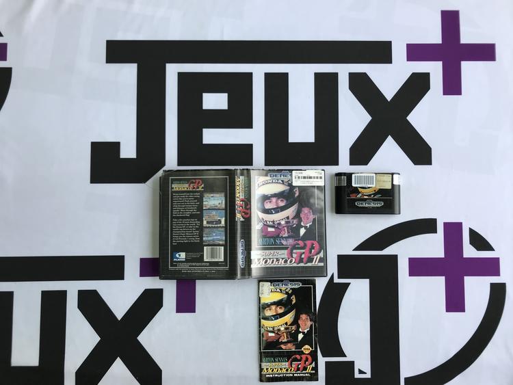 AYRTON SENNA'S SUPER MONACO GP II (COMPLETE IN BOX)