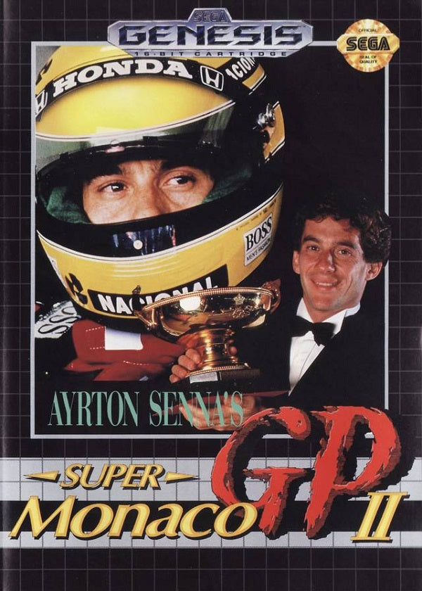 AYRTON SENNA'S SUPER MONACO GP II (COMPLETE IN BOX)