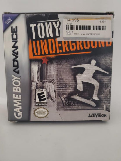 TONY HAWK UNDERGROUND (COMPLETE IN BOX)