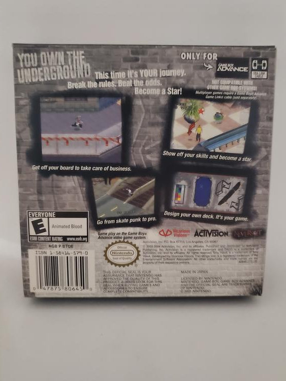 TONY HAWK UNDERGROUND (COMPLETE IN BOX)