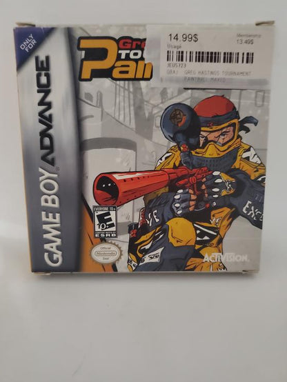 GREG HASTINGS TOURNAMENT PAINTBALL MAX'D (COMPLETE IN BOX) (usagé)