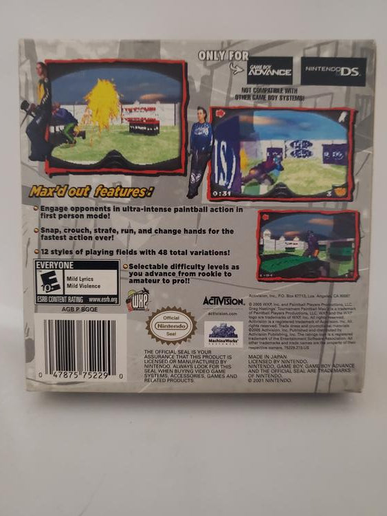 GREG HASTINGS TOURNAMENT PAINTBALL MAX'D (COMPLETE IN BOX) (usagé)