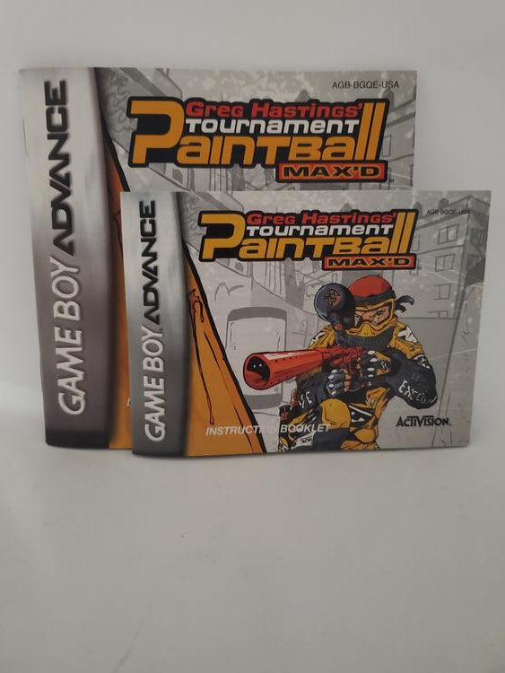 GREG HASTINGS TOURNAMENT PAINTBALL MAX'D (COMPLETE IN BOX) (usagé)