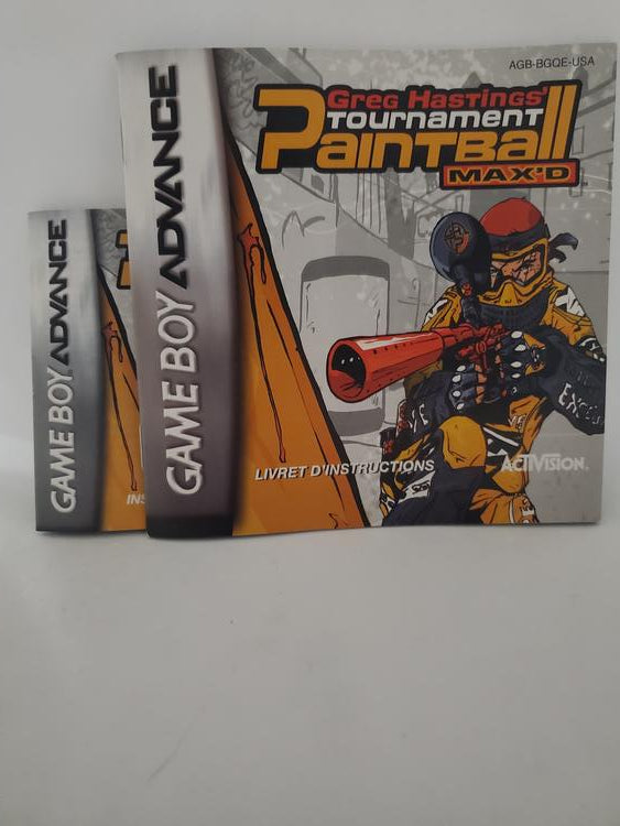 GREG HASTINGS TOURNAMENT PAINTBALL MAX'D (COMPLETE IN BOX) (usagé)