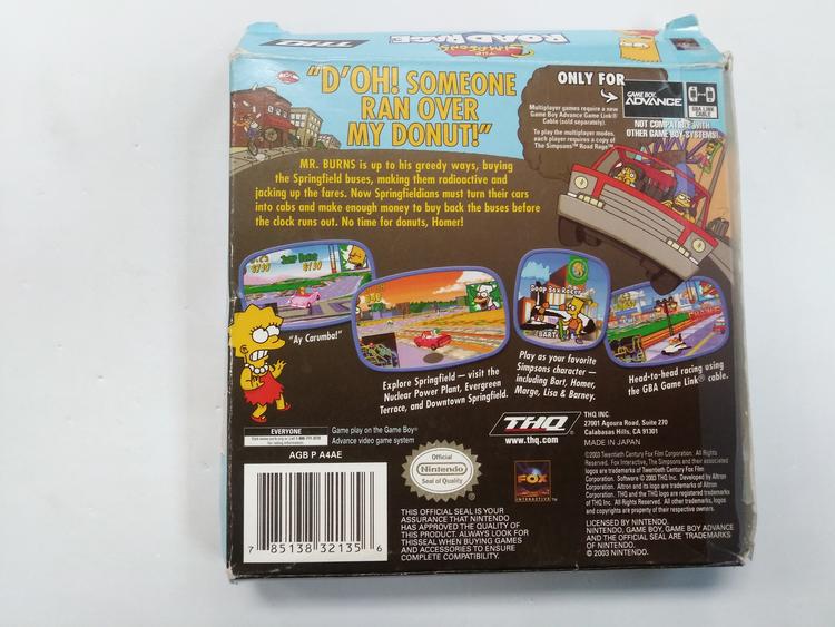 THE SIMPSONS ROAD RAGE (WITH BOX) (usagé)