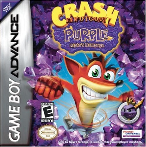 CRASH BANDICOOT PURPLE (COMPLETE IN BOX) (usagé)