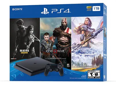 PLAYSTATION 4 SLIM BLACK 1TB