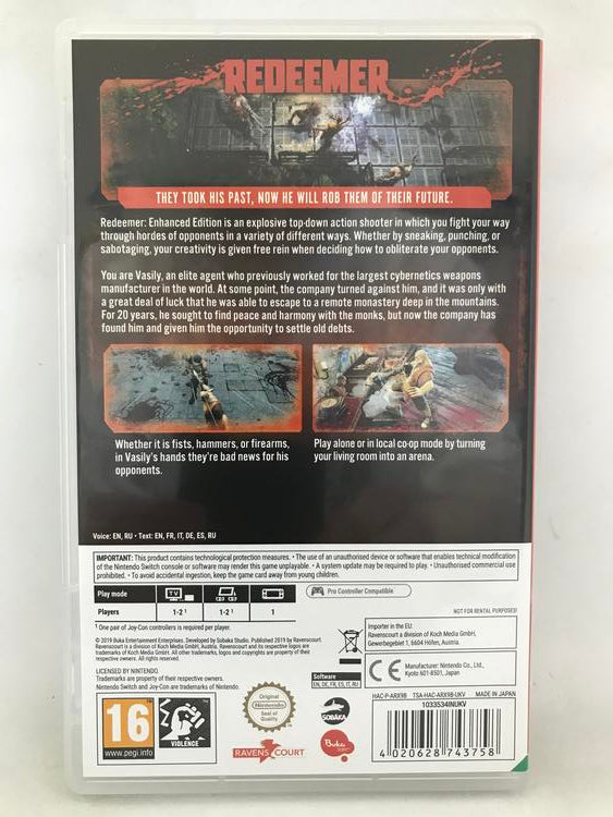 REDEEMER ENHANCED PAL EDITION (usagé)