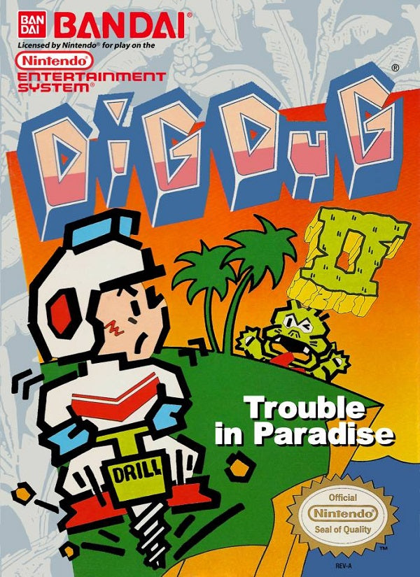 DIG DUG II TROUBLE IN PARADISE