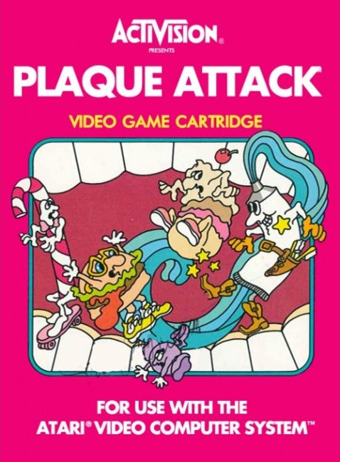 ATARI 2600 PLAQUE ATTACK