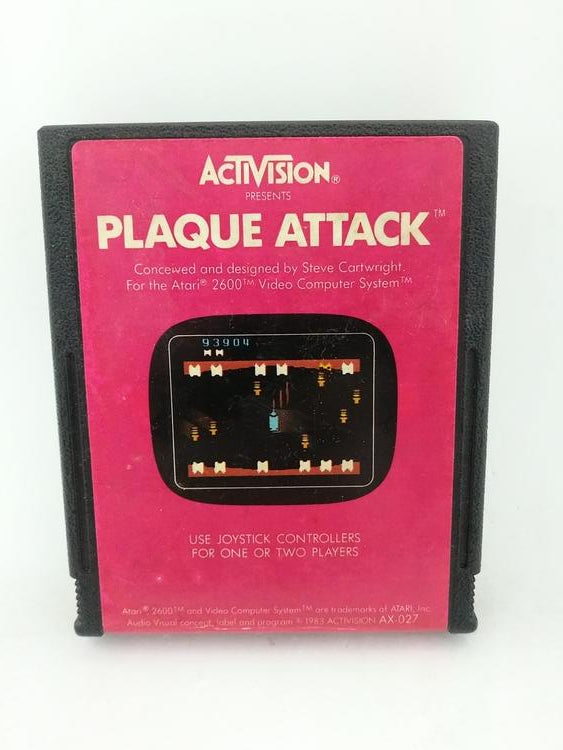 ATARI 2600 PLAQUE ATTACK