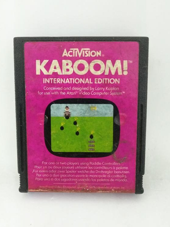 ATARI 2600 KABOOM! INTERNATIONAL EDITION