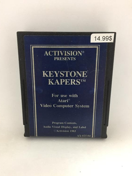 ATARI 2600 KEYSTONE KAPERS BLUE LABEL