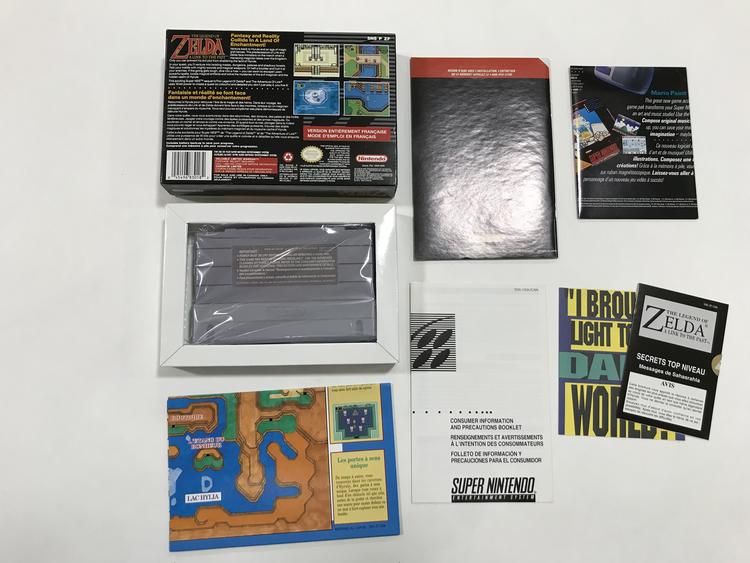 THE LEGEND OF ZELDA A LINK TO THE PAST (COMPLETE IN BOX)