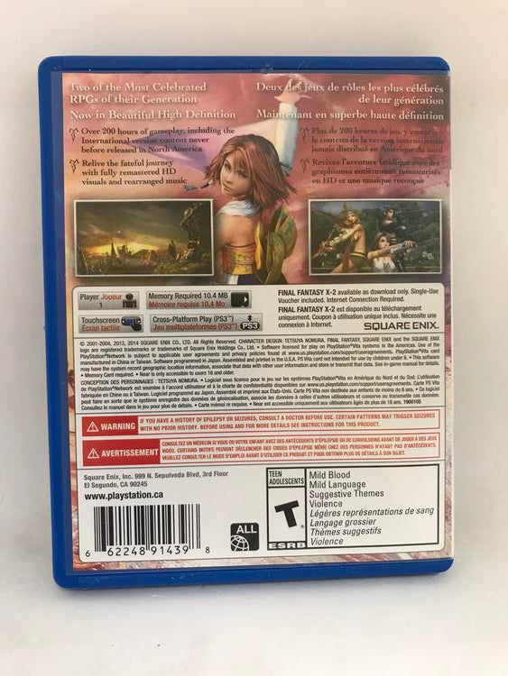 FINAL FANTASY X / X-2 (WITH BOX)