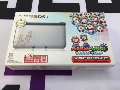 NINTENDO 3DS XL SILVER MARIO & LUIGI EDITION (WITH BOX)