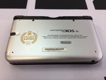 NINTENDO 3DS XL SILVER MARIO & LUIGI EDITION (WITH BOX)