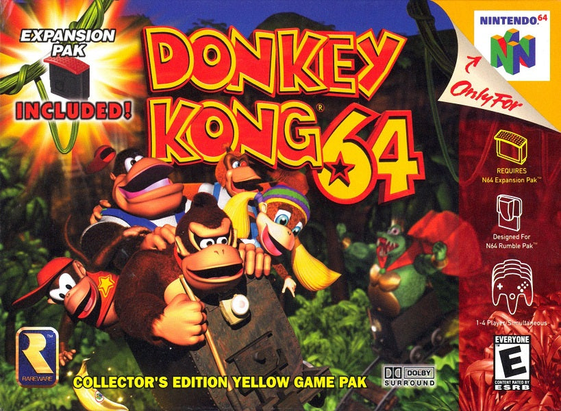 DONKEY KONG 64 (COMPLETE IN BOX)