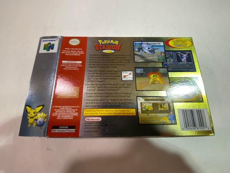 POKEMON STADIUM 2 (COMPLETE IN BOX)