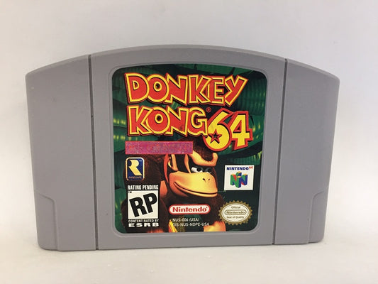 DONKEY KONG 64 NOT FOR RESALE GREY CARTRIDGE