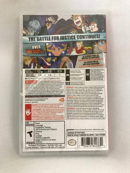 MY HERO ONE'S JUSTICE 2 (usagé)