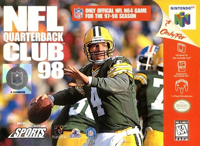NFL QUARTERBACK CLUB 98 (COMPLETE IN BOX)