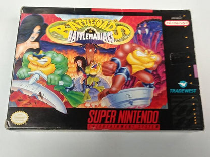BATTLETOADS IN BATTLEMANIACS (WITH BOX)