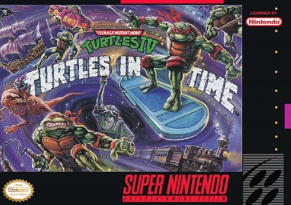 TEENAGE MUTANT NINJA TURTLES IV TURTLES IN TIME (WITH MANUAL)