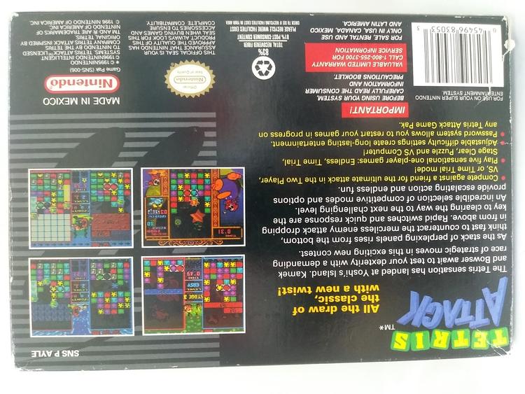 TETRIS ATTACK (COMPLETE IN BOX) (usagé)