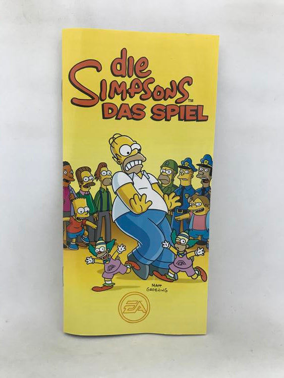 SIMPSONS THE GAME GERMAN VERSION (COMPLETE IN BOX) (usagé)