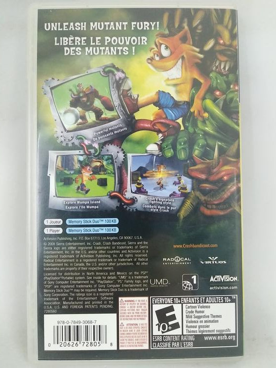 CRASH MIND OVER MUTANT (COMPLETE IN BOX)