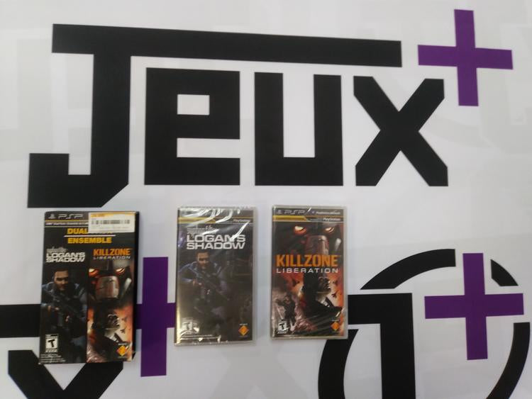 DUAL PACK / KILLZONE LIBERATION & SYPHON FILTER LOGAN'S SHADOW (COMPLETE IN BOX)