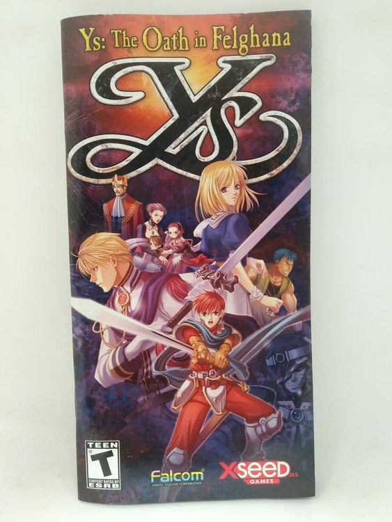 YS THE OATH IN FELGHANA (COMPLETE IN BOX) (usagé)