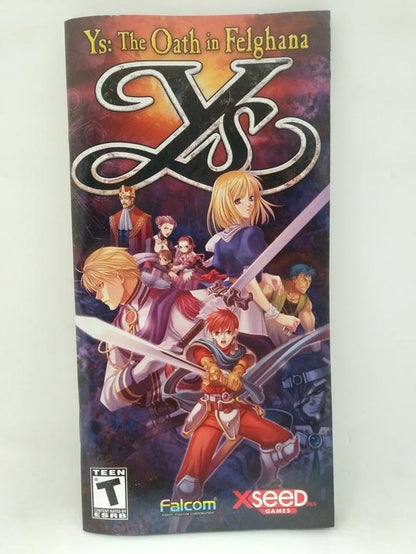 YS THE OATH IN FELGHANA (COMPLETE IN BOX) (usagé)
