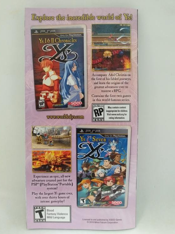 YS THE OATH IN FELGHANA (COMPLETE IN BOX) (usagé)