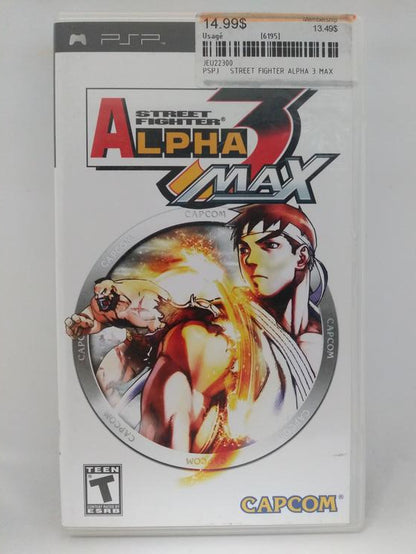 STREET FIGHTER ALPHA 3 MAX (COMPLETE IN BOX) (usagé)