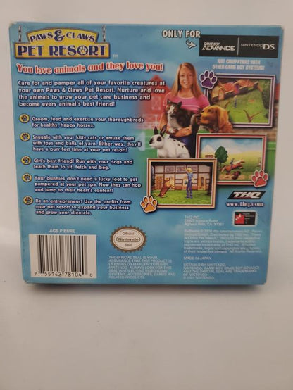 PAWS & CLAWS PET RESORT (COMPLETE IN BOX)