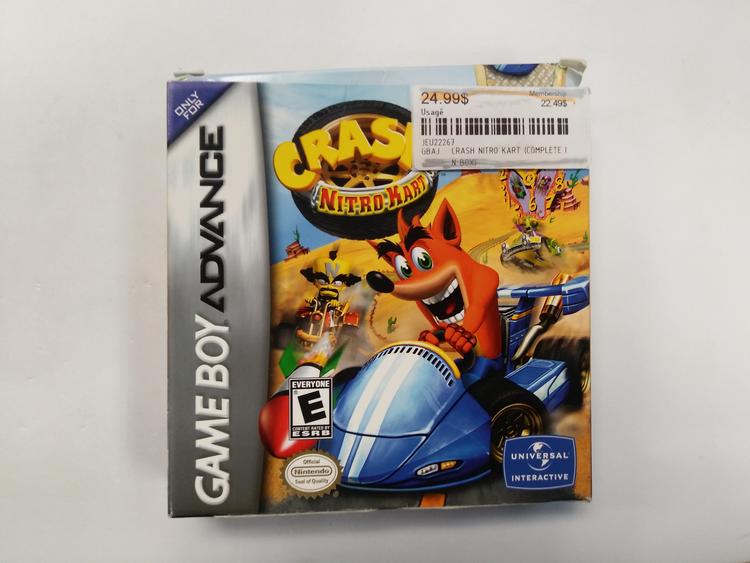 CRASH NITRO KART (COMPLETE IN BOX) (usagé)