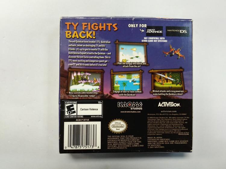 TY THE TASMANIAN TIGER 3 NIGHT OF THE QUINKAN (COMPLETE IN BOX) (usagé)